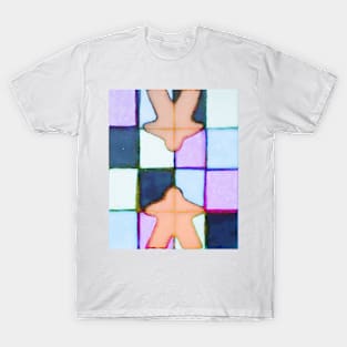 Stained Glass Meeps 3 T-Shirt